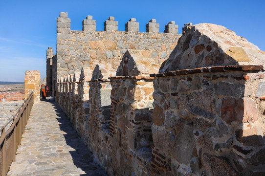 Adarve de la Muralla de Ávila (España)