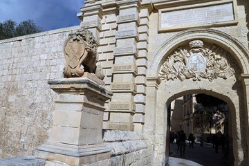 Festung in Mdina auf Malta 