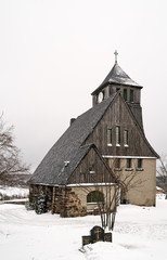 Kirche und Friedhof Zinnwald, Cinovec, Sachsen, Deutschland, Erzgebirge, Europa, ÖffentlicherGrund