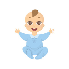 Obraz premium Happy baby boy.