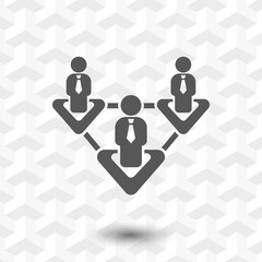 Business people team crowdy walk silhouette concept businesspeople group human resources over world map background vector icon