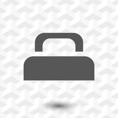 bed icon stock vector illustration flat design