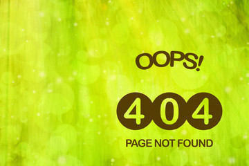 Page not found - 404