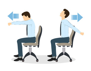 Sport exercises for office.