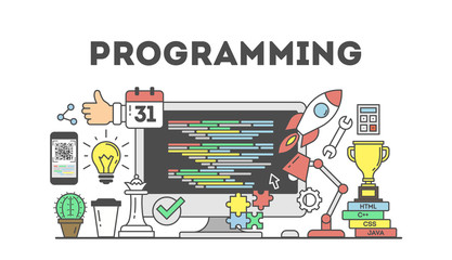 Programming concept illustration.