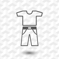clothing icon stock vector illustration flat design