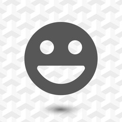 Smile icon stock vector illustration flat design