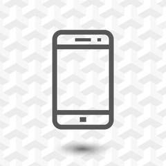 smartphone icon stock vector illustration flat design