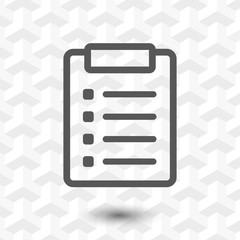 checklist  icon stock vector illustration flat design