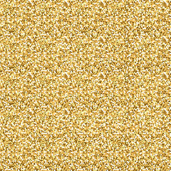 Golden seamless vector background. Shimmering pattern. Confetti foil. Glamorous print.