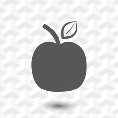apple icon stock vector illustration flat design