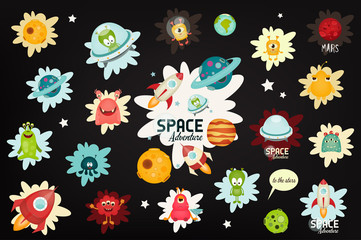 Space Labels Set