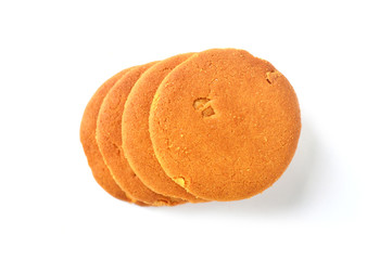 biscuits isolated on white background
