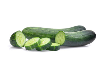 Cucumber isolated on white background