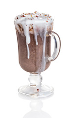 Hot chocolate and chili pepper