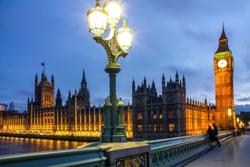 Fototapeta na wymiar Palace of Westminster 
