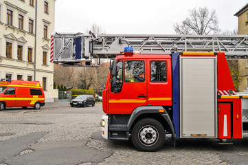 Leiterwagen, Feuerwehreinsatz
