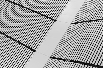 A partial feature of architecture; abstract line background,