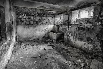 Abandoned room in the basement
