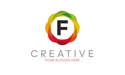 Fototapeta premium F Letter Logo
