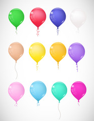 Baloons set vector