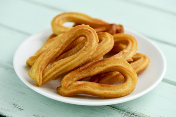 churros typical of Spain