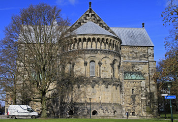 Fototapeta na wymiar The apse of Lund cathedral