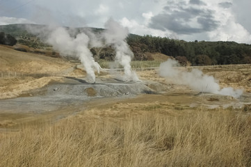 The smoke of geothermal energy