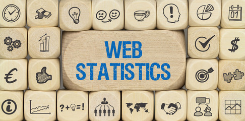 Web Statistics / Würfel mit Symbole