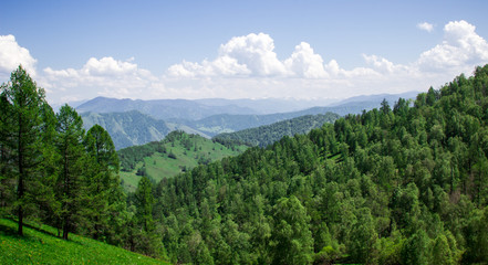 Fototapeta na wymiar panorama of Altai 2