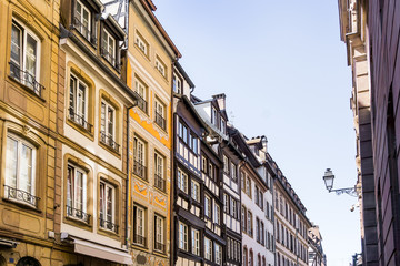 Traditional houses in La Petite France, Strasbourg, Alsace, France