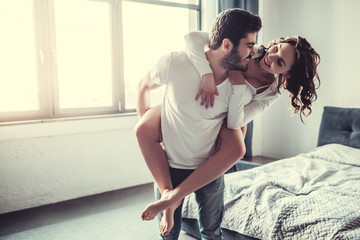 Couple in bedroom