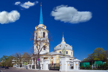 Church of the ascension on Gorokhovo field, street Radio 2, Moscow
