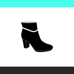 Ankle Boots vector  icon.