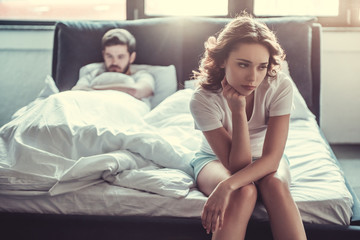 Couple in bedroom