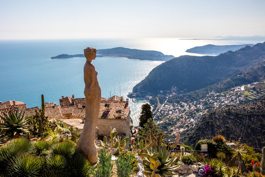 The village of Eze in Provence, French