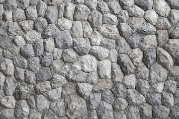 Pattern of big stone wall for background and design