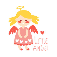 Little baby girl angel