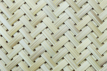 Bamboo weave surface.