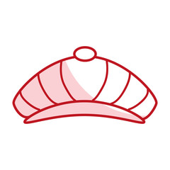 golf hat isolated icon vector illustration design