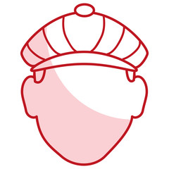 golf player avatar character vector illustration design