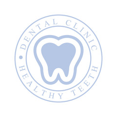 Dental clinic healthy teeth logo symbol