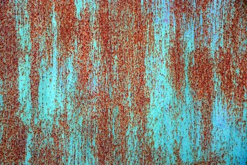Ржавая текстура железа старой металлической стены