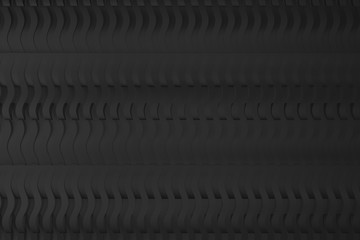 Background line black color pattern abstract concept 3D rendering.