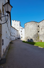 Fototapeta na wymiar Festung Hohensalzburg Innenhof, Salzburg, Österreich