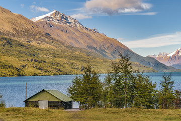 Lake and Andes Mountains, Patagonia - Argentina