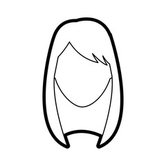 Young woman profile icon vector illustration graphic design