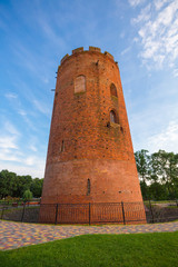 Fototapeta na wymiar Tower of Kamyanets (Belarus)