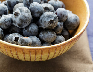 Blueberries in bowl