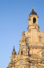 Fototapeta na wymiar Frauenkirche Dresden, Sachsen, Deutschland